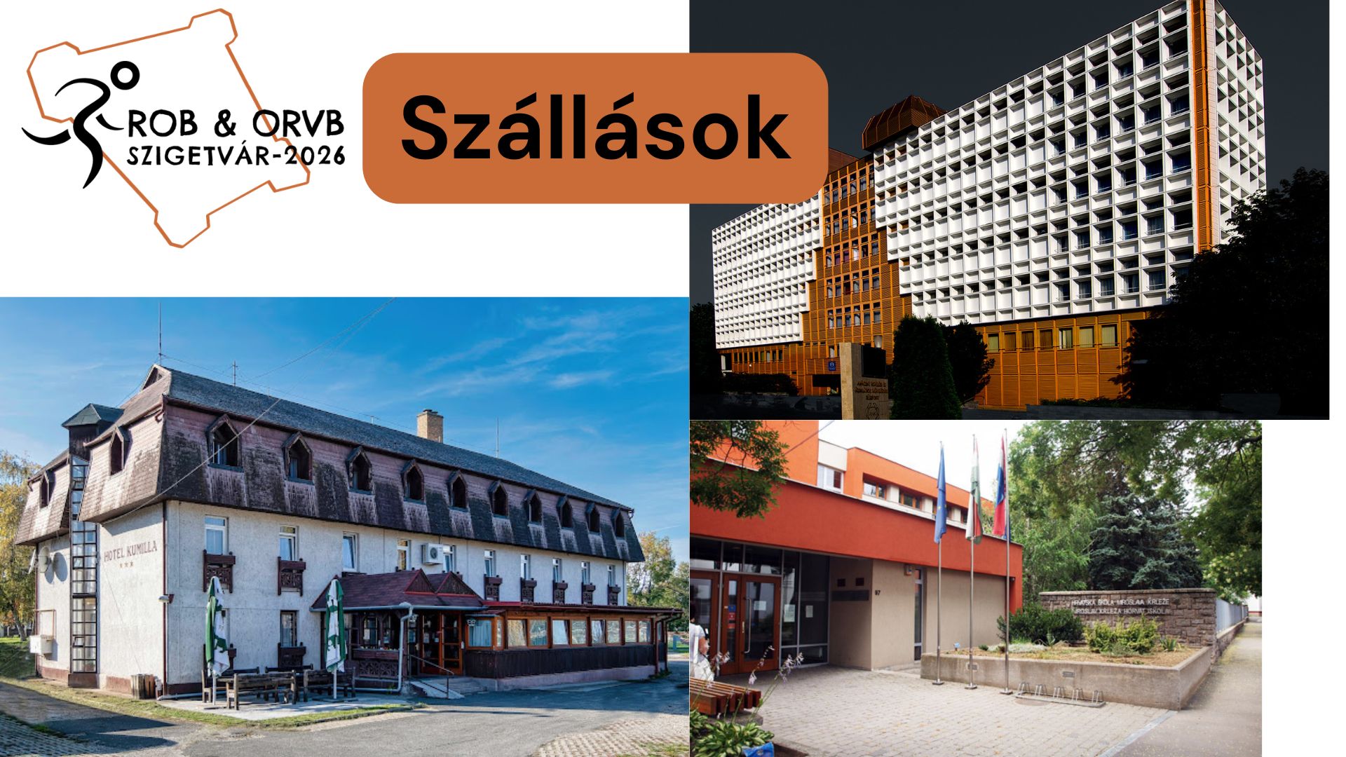 Az első szállások az E-nevezésben